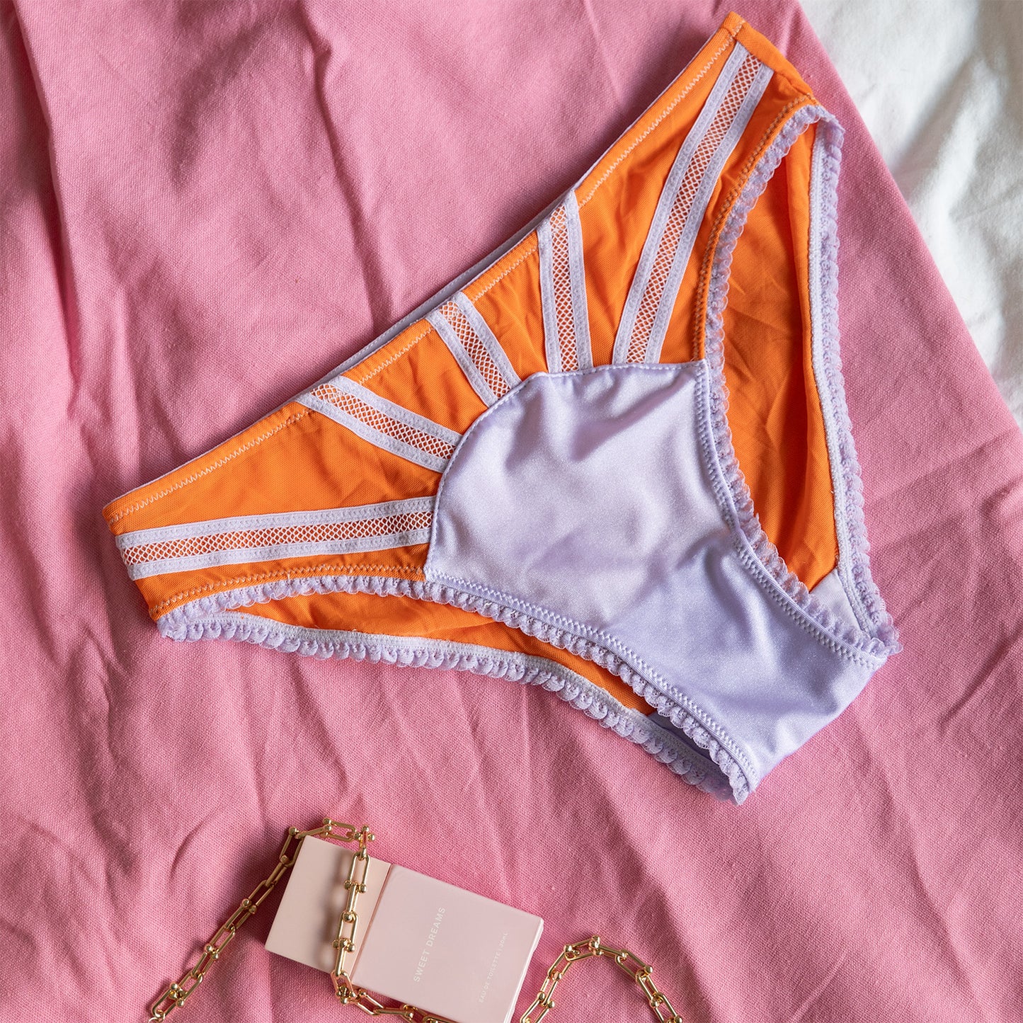 The Soul - Orange Mesh Brief