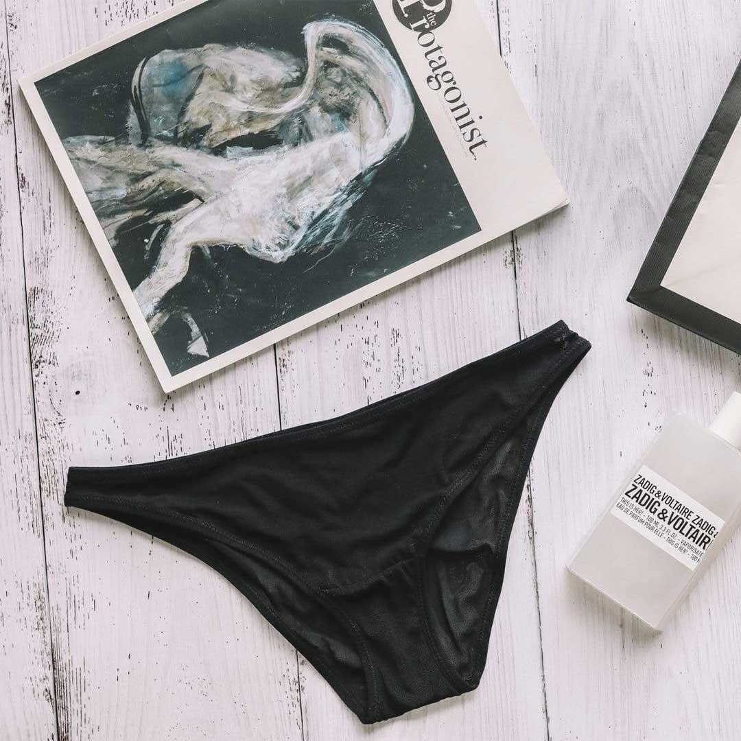 The Delilah - Black Mesh Everyday Brief