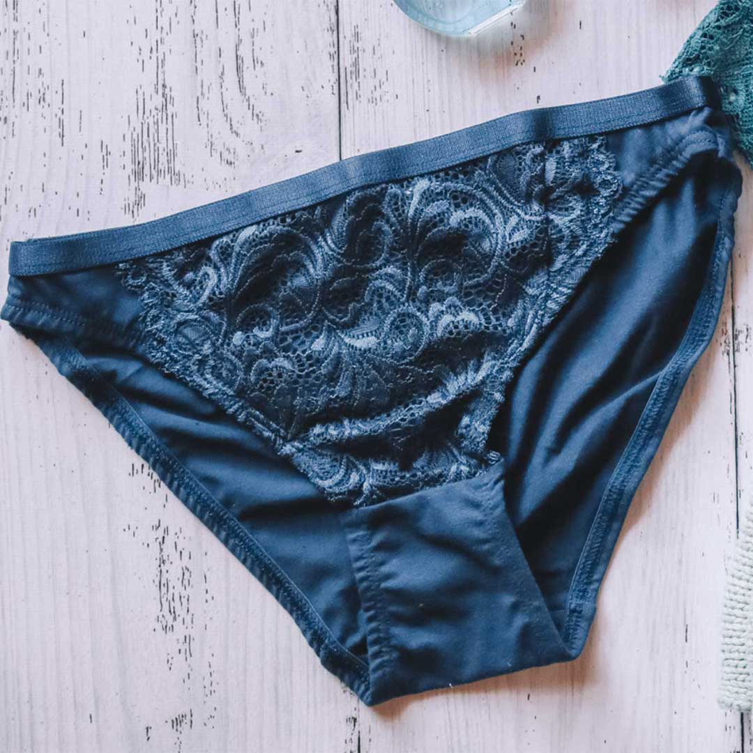 The Grace - Dark Blue Cotton Brief