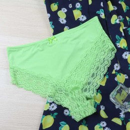 The Tiffany - Mint Green Floral Brief