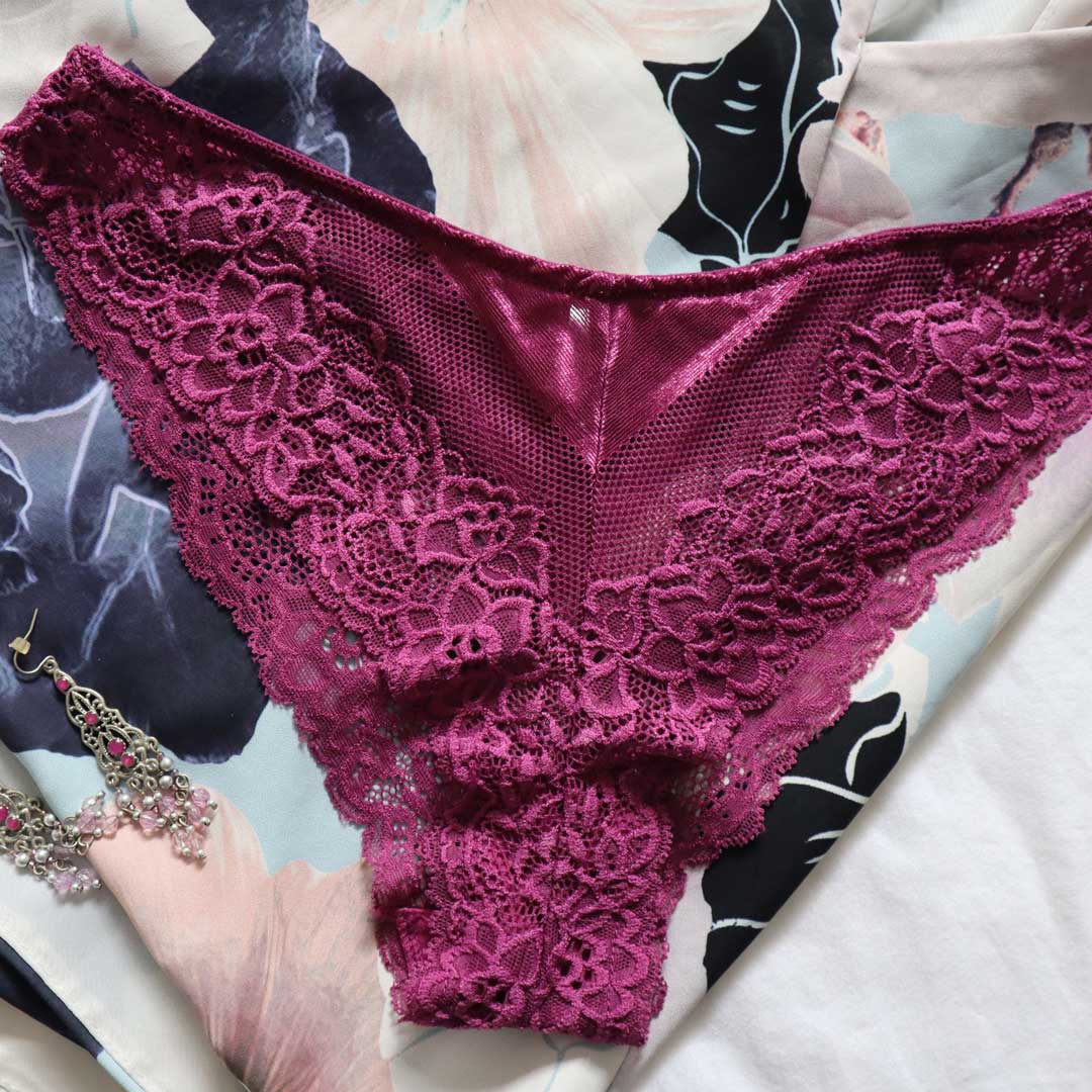 The Nadine - Floral Lace Brief