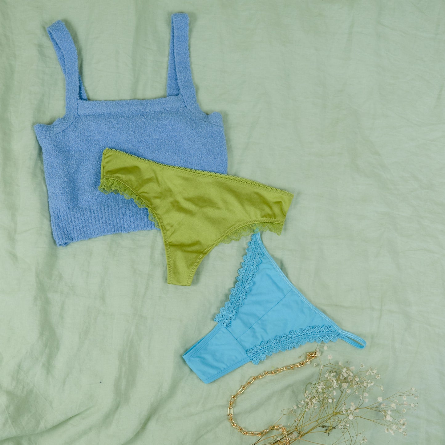 The Reina - Olive Milliskin Thong