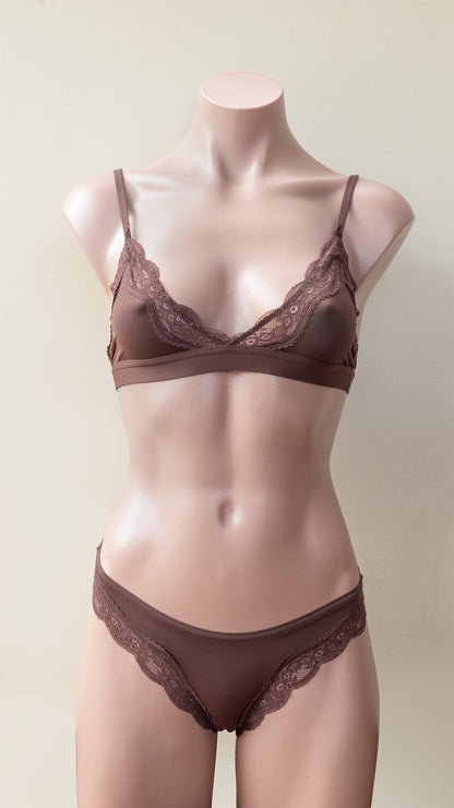 The Eva Bralette and Matching Thong
