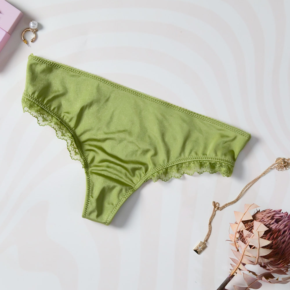 The Reina - Olive Milliskin Thong