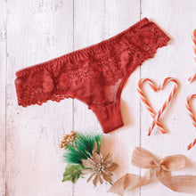 Load image into Gallery viewer, The Isabella - Floral Lacey Thong
