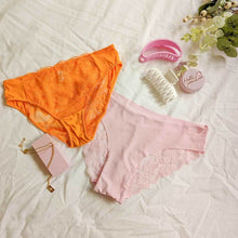 Load image into Gallery viewer, The Xanthe - Pink Lace Brief
