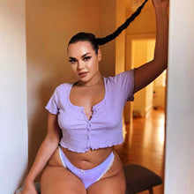 Load image into Gallery viewer, The Abby - Cotton-Candy Thong
