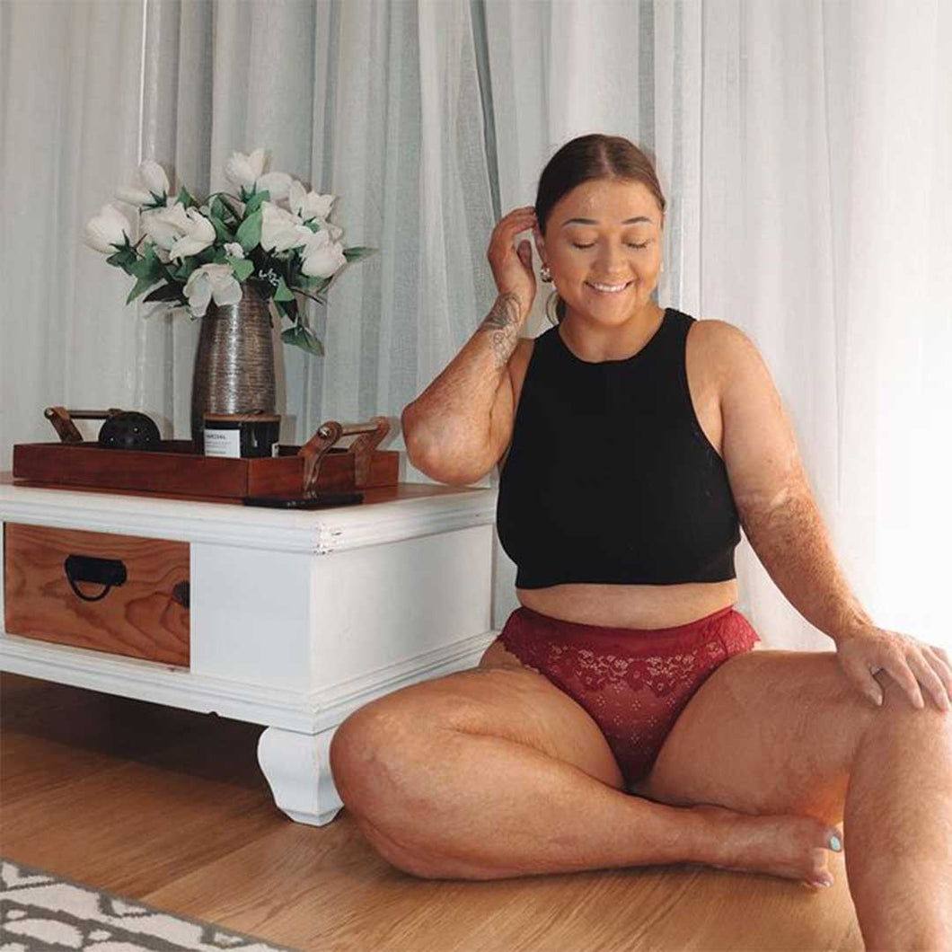 The Isabella - Floral Lacey Thong