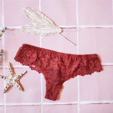 Load image into Gallery viewer, The Isabella - Floral Lacey Thong
