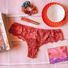 Load image into Gallery viewer, The Isabella - Floral Lacey Thong
