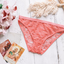 Load image into Gallery viewer, The Alyssa - Pink Lacey Brief
