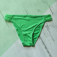 Load image into Gallery viewer, The Zahra - Green Lace Detail Cheeky Brief
