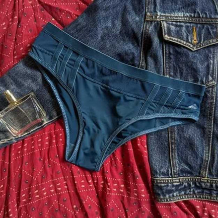 The Jessica - Velvet Mesh Brief
