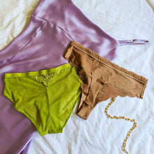 Load image into Gallery viewer, The Theresa - Metallic Seamless Thong
