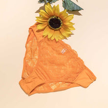 Load image into Gallery viewer, The Nanette - Orange Lace Brief
