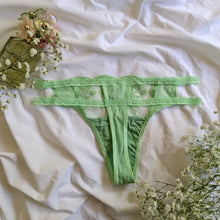 Load image into Gallery viewer, The Audrey - Mesh Mint Thong
