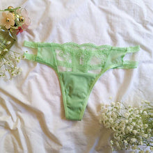 Load image into Gallery viewer, The Audrey - Mesh Mint Thong
