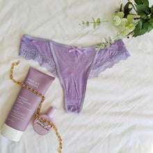 Load image into Gallery viewer, The Robin - Lilac Cotton Thong
